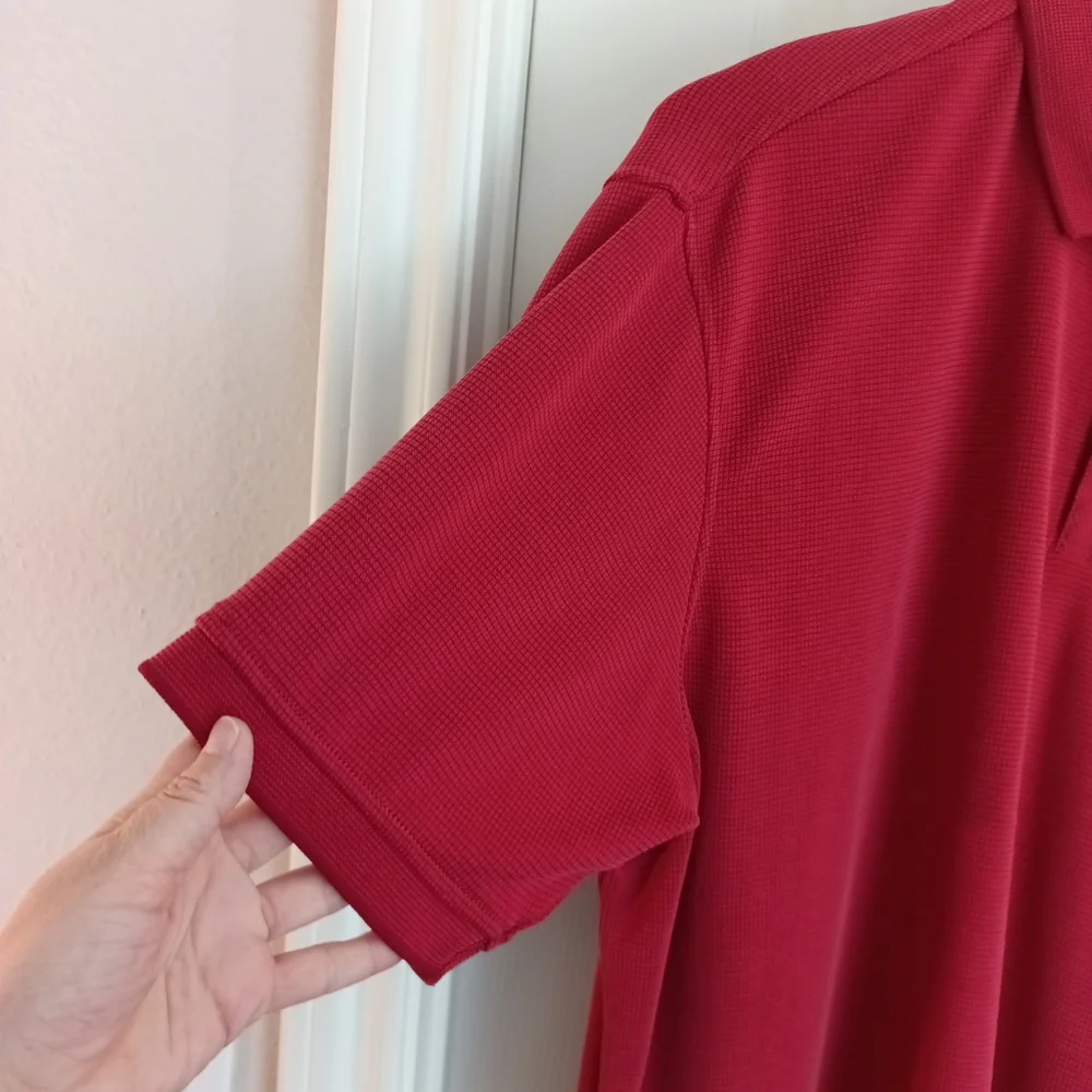 Men's Tommy Bahama Red Polo Shirt With Logo Size XL - Picture 5 of 7